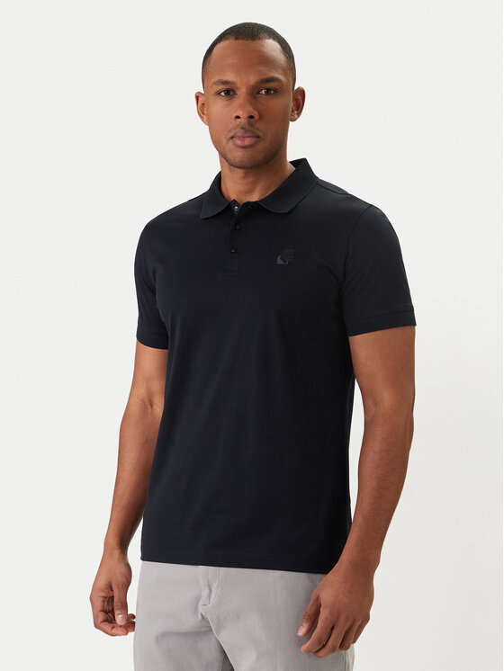 KARL LAGERFELD Polo 745000 562200 Granatowy Regular Fit