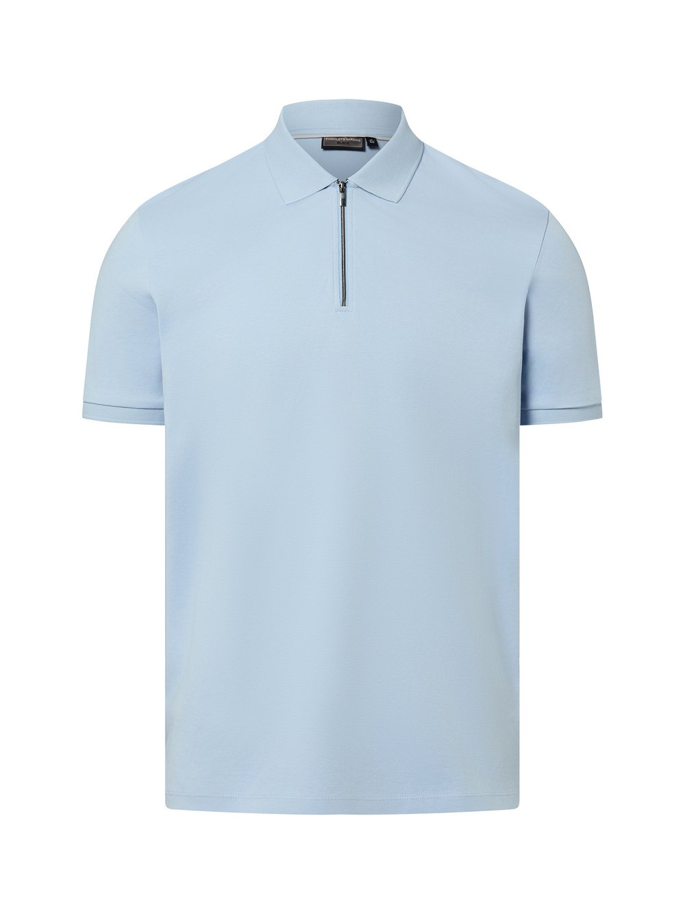 Finshley & Harding Męska koszulka polo Mężczyźni Bawełna niebieski, L