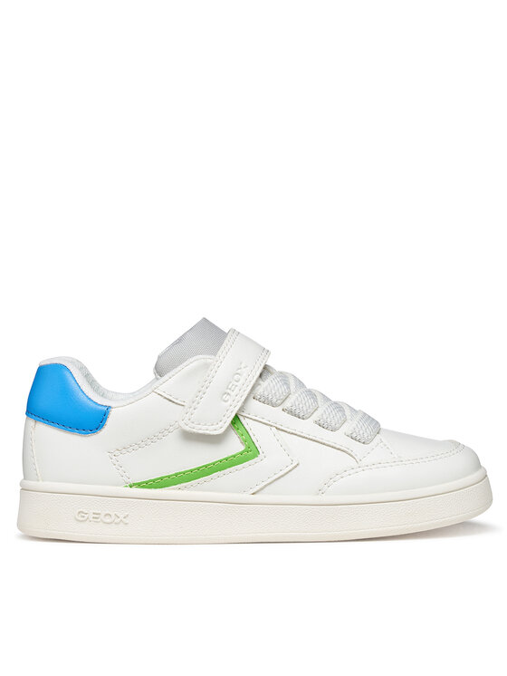 Geox Sneakersy J Eclyper Boy J55LSA 05411 C0478 D Biały