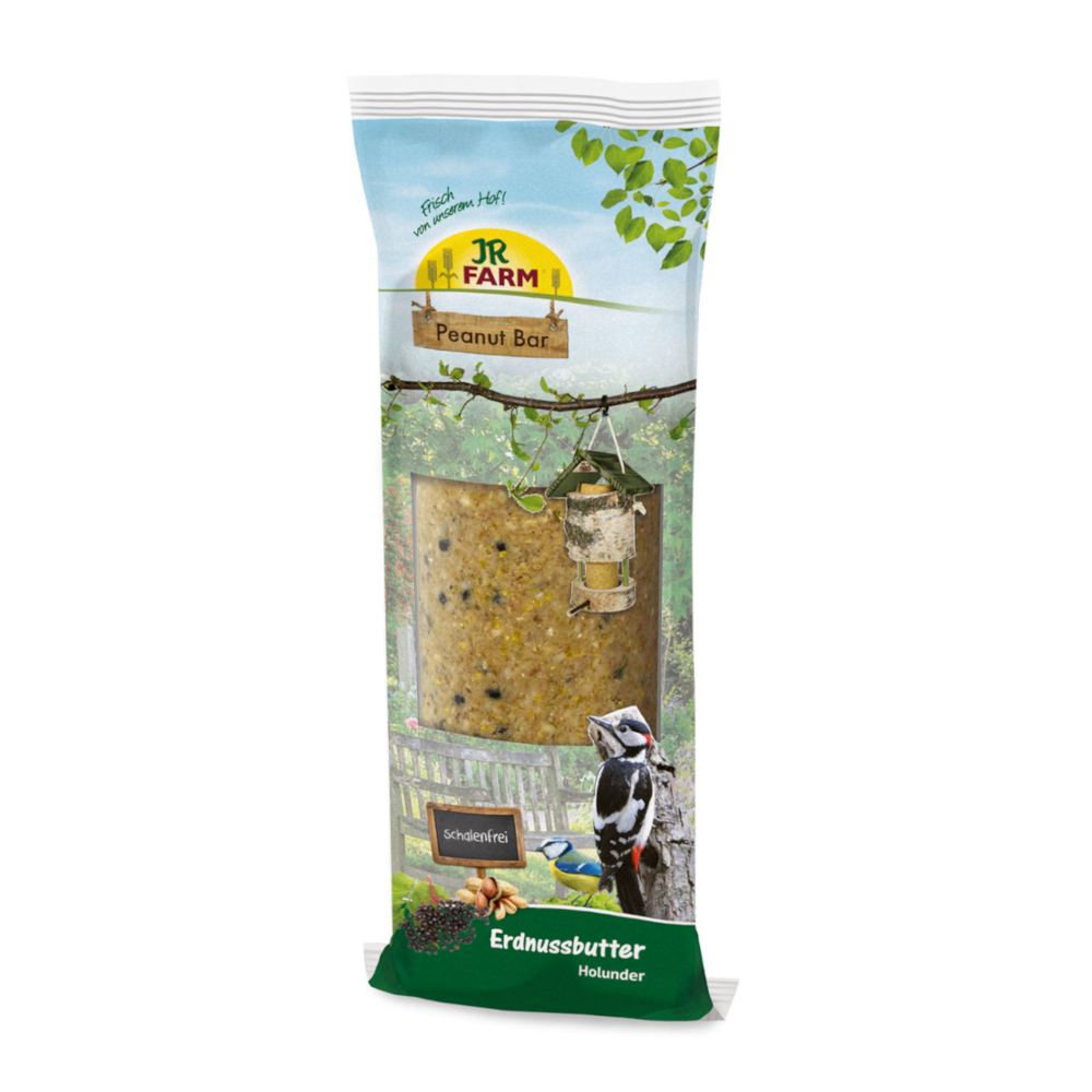 JR Farm baton orzechowy bez łupin, 350 g - Masło orzechowe i czarny bez miniaturka