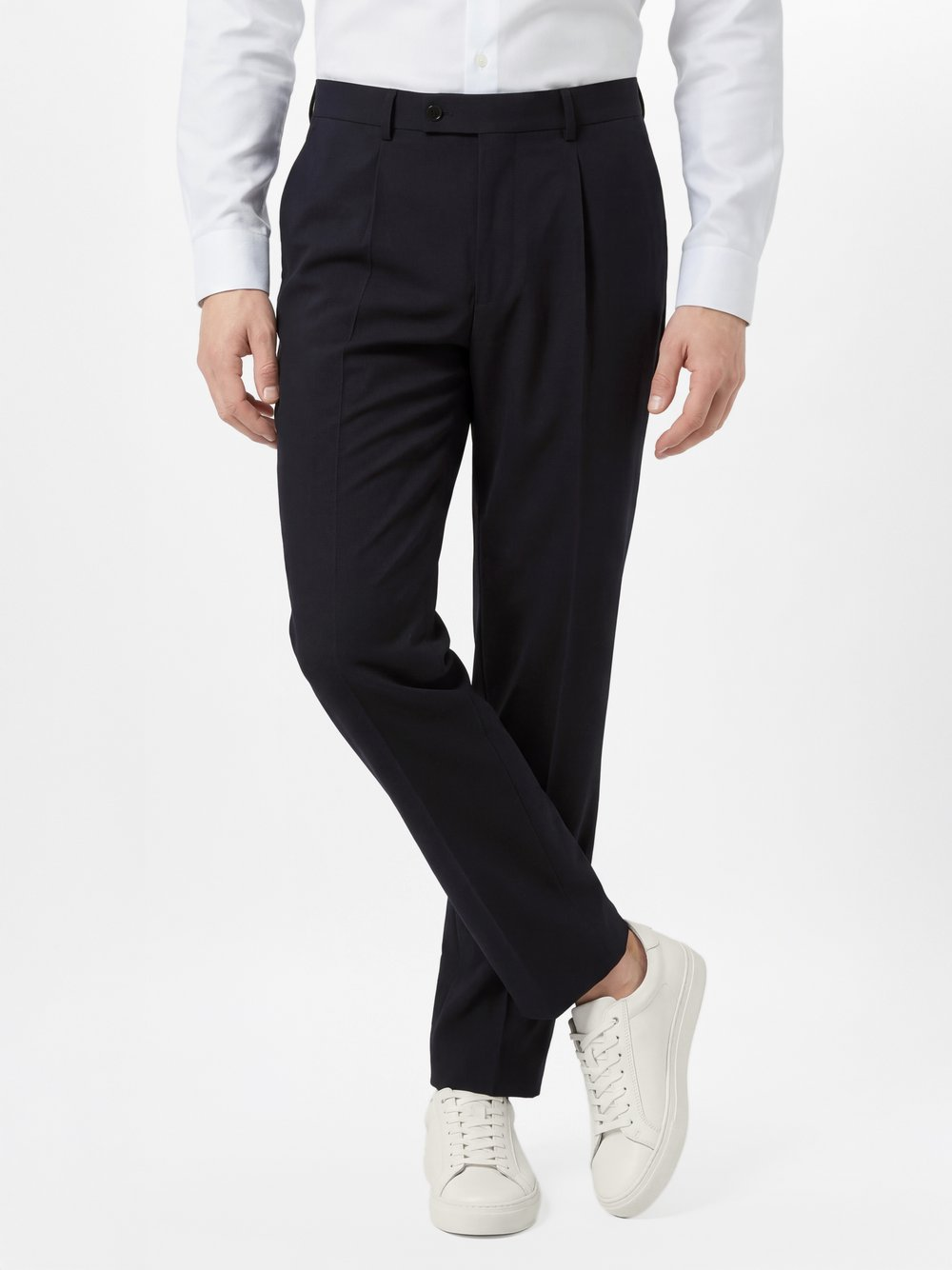 Finshley & Harding London Spodnie - Jaxdon Mężczyźni Comfort Fit niebieski, 90