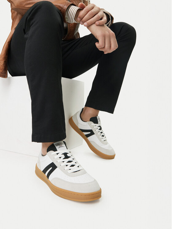 Guess Jeans Sneakersy CWBEO-BENJAMIN-01 WE Biały