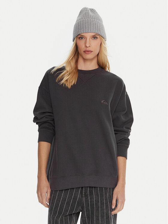 Quiksilver Bluza Essential Crew EQWFT03190 Szary Standard Fit