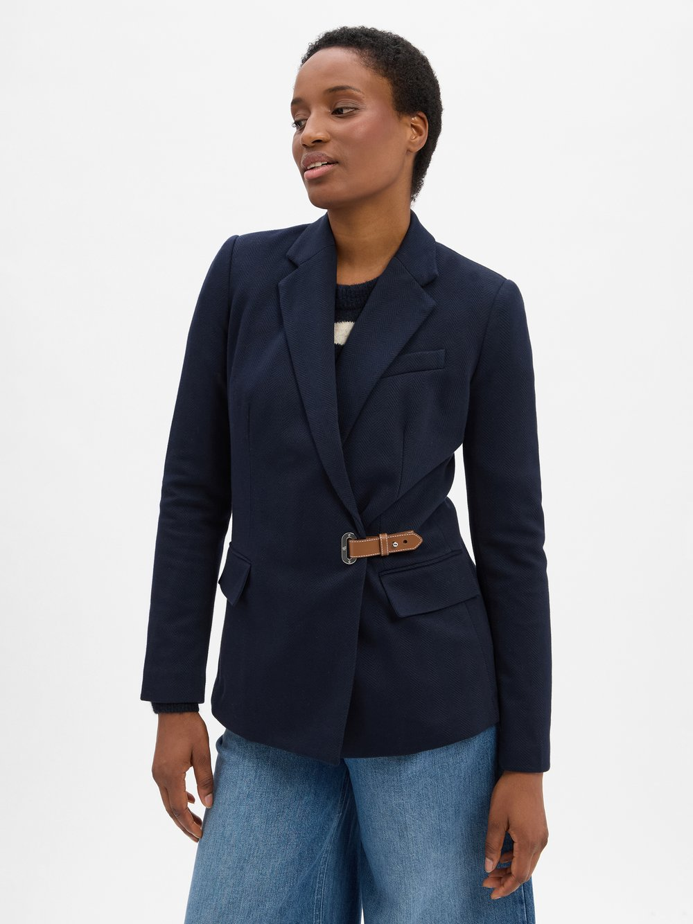 Lauren Ralph Lauren Marynarka damska Kobiety Bawełna niebieski, 34
