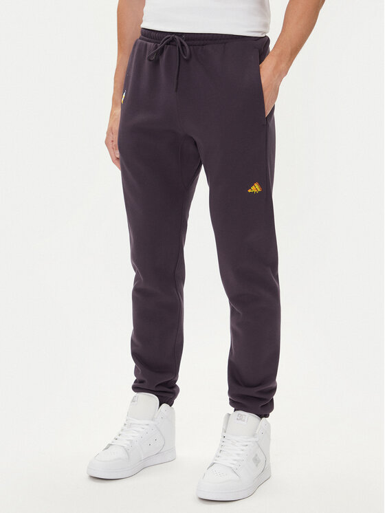 adidas Spodnie dresowe Fortnite JV8015 Fioletowy Regular Fit