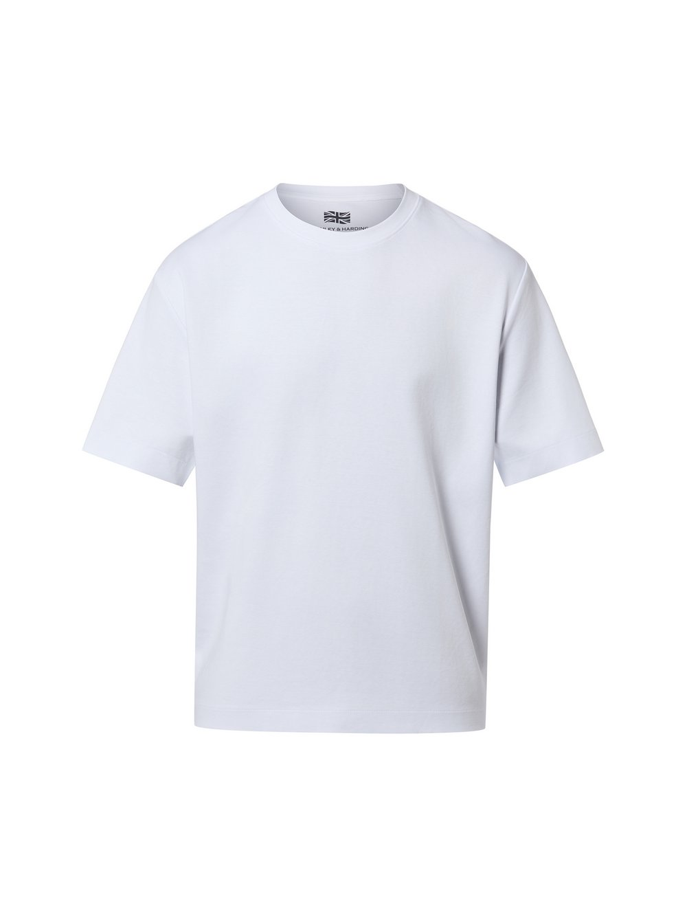 Finshley & Harding London Koszulka męska - Prince Mężczyźni Bawełna biały, L