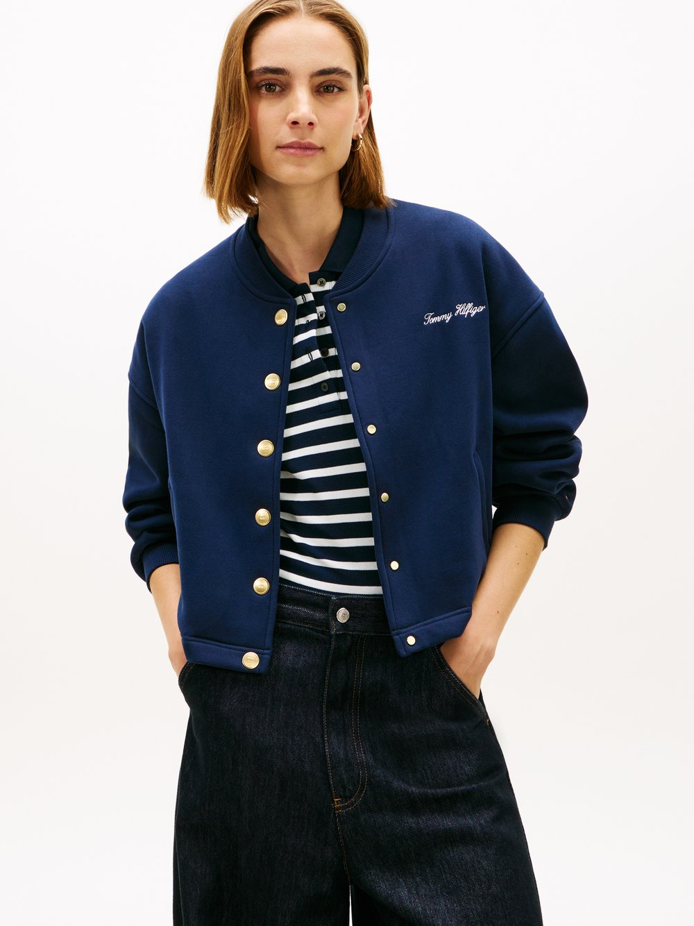 Tommy Hilfiger Damska kurtka dresowa Kobiety niebieski, L