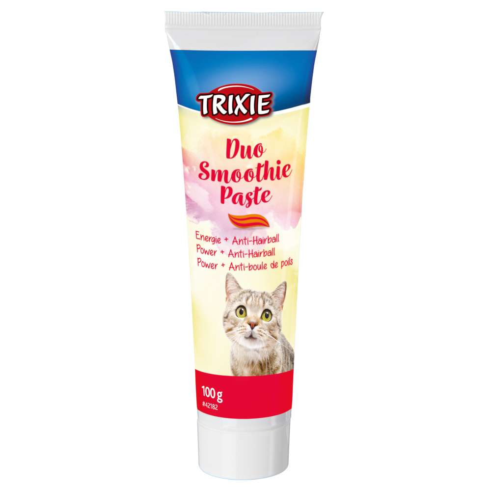 Trixie Duo Smoothie Paste Energy + Anti-Hairball - 3 x 100 g