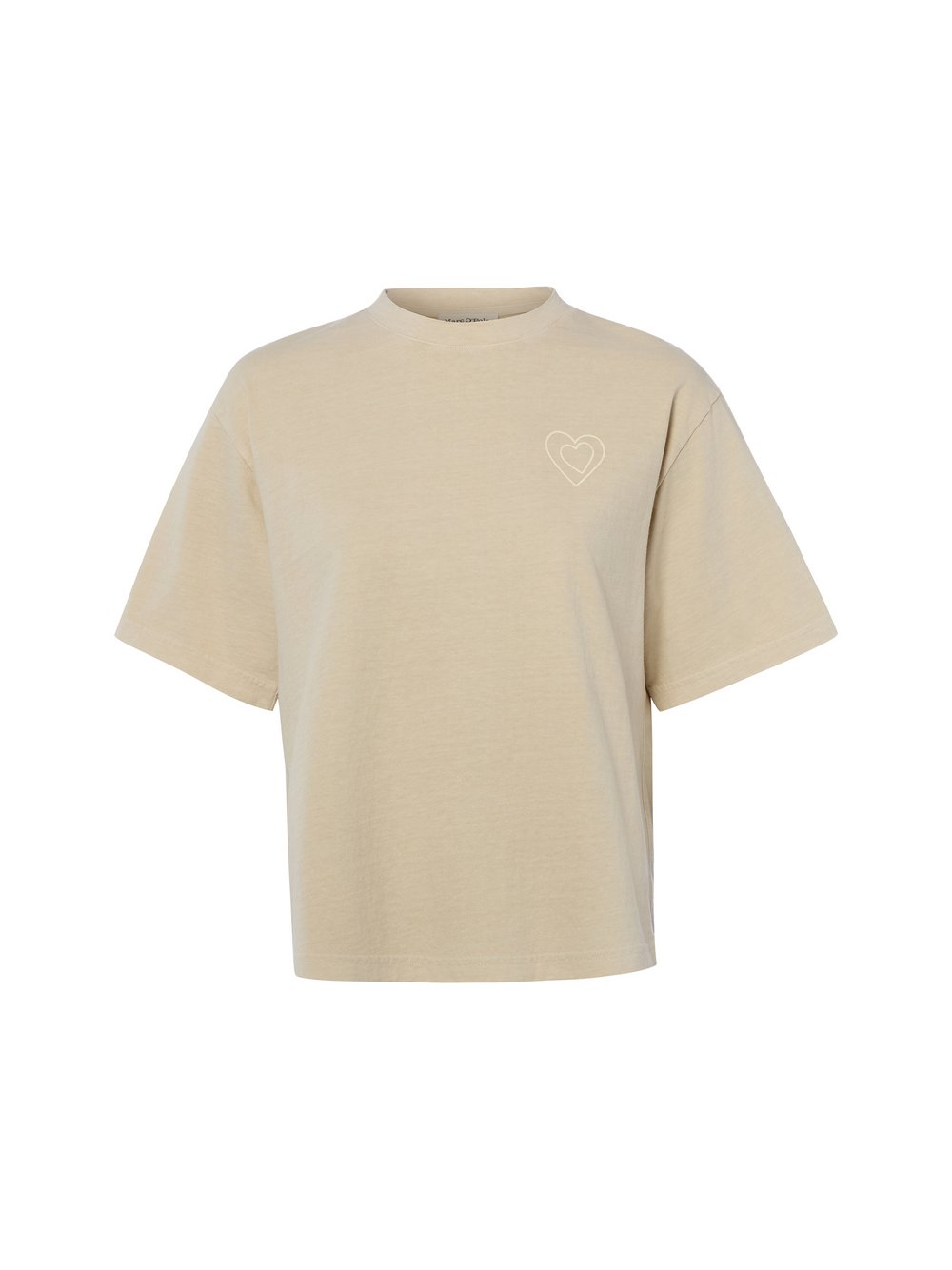 Marc O'Polo Koszulka damska Kobiety Bawełna beżowy, XL