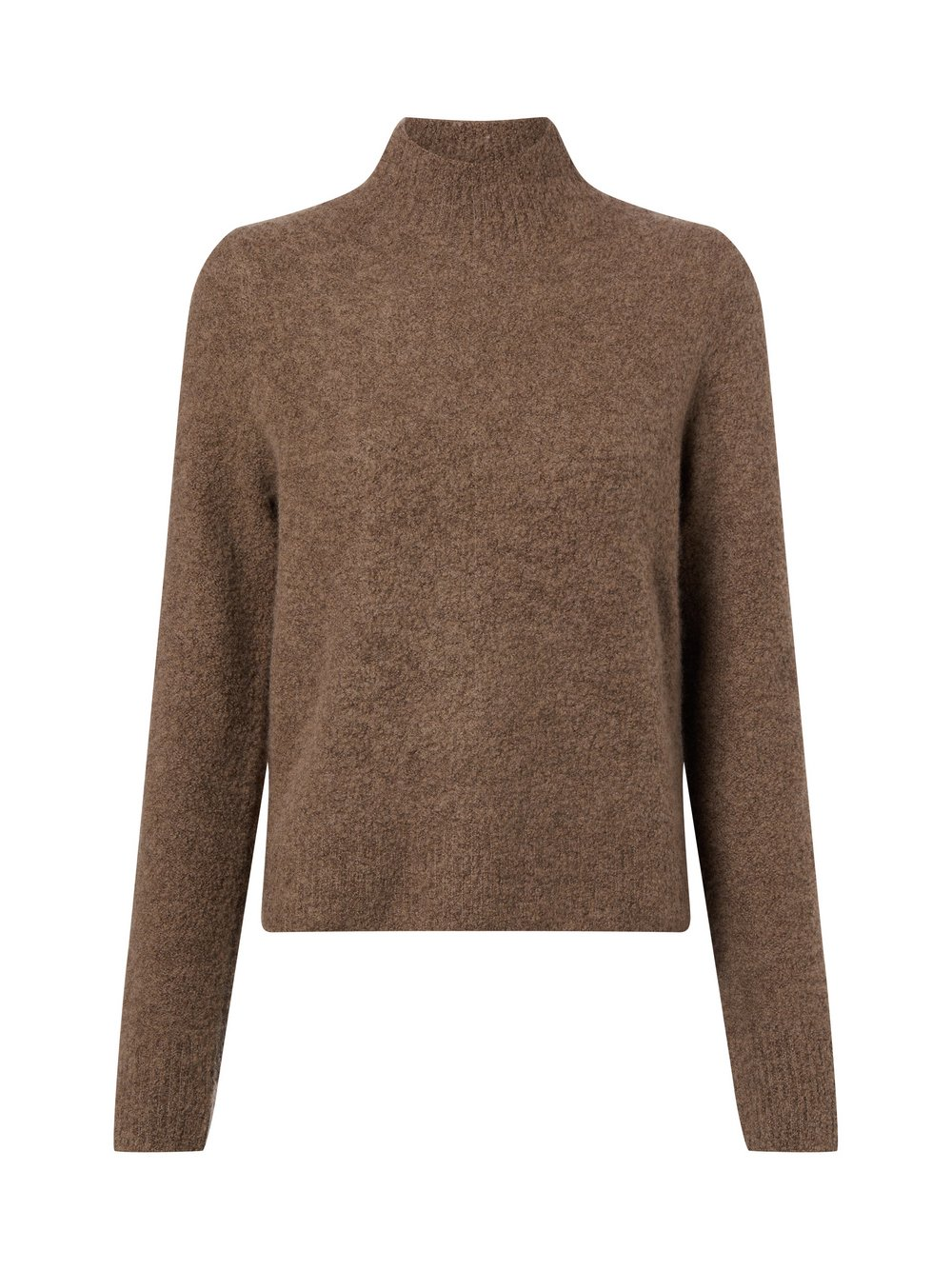 BOSS Sweter damski z zawartością kaszmiru - Fubrina Kobiety brązowy, M