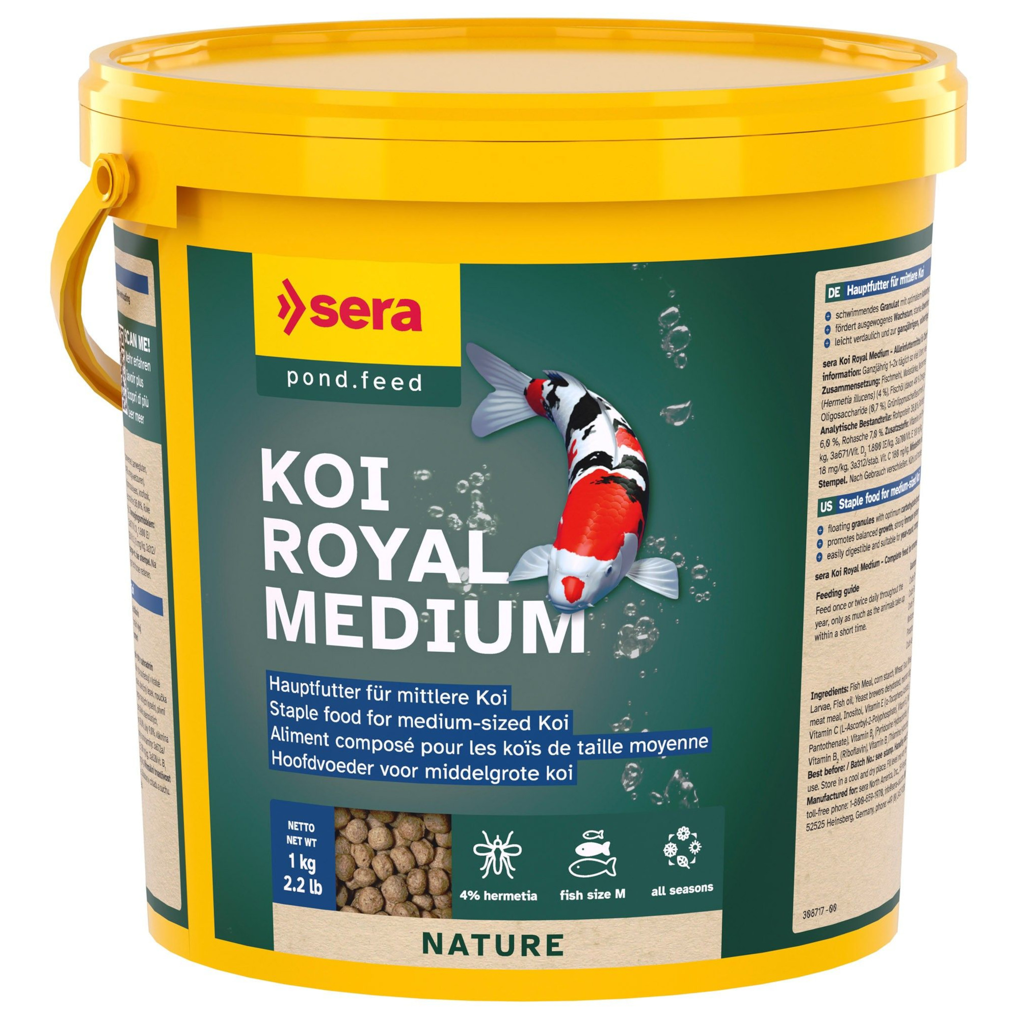 sera Koi Royal Medium Granules - 3800 ml
