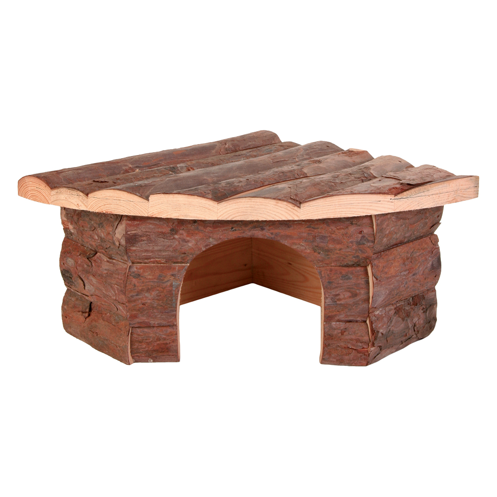 Trixie Jesper domek narożny dla małych zwierząt - Dł. x szer. x wys.: 32 x 21/21 x 13 cm miniaturka