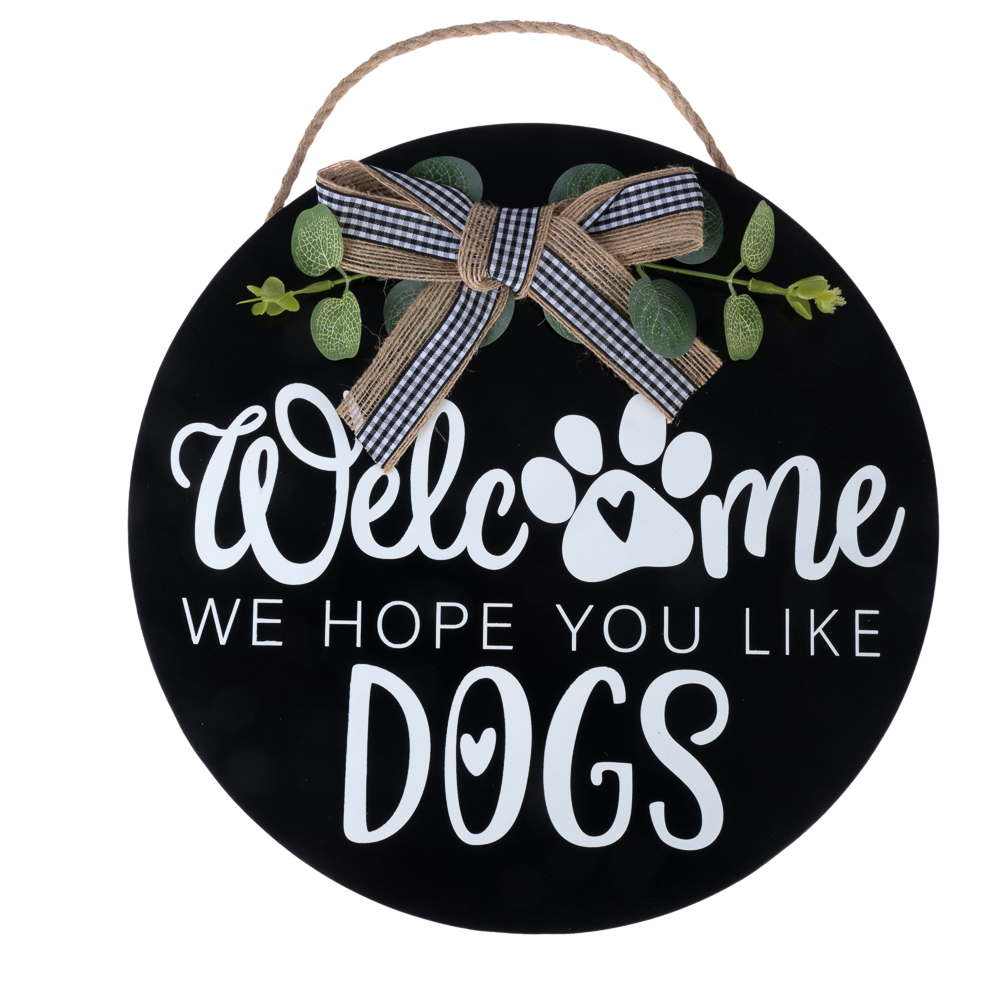 TIAKI tabliczka na drzwi "Welcome - We Hope You Like Dogs" - 1 szt. miniaturka