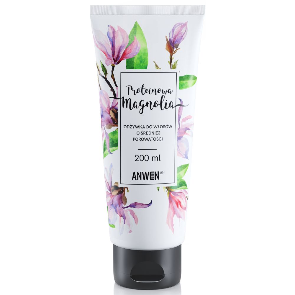 ANWEN Proteinowa Magnolia odżywka do włosów o średniej porowatości 200 ml