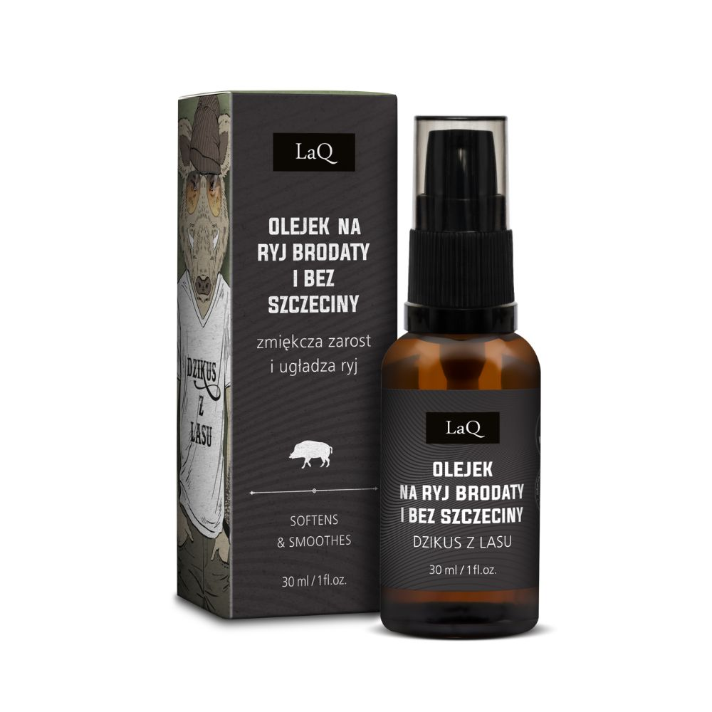 LaQ Dzikus z Lasu łagodzący olejek do brody i po goleniu 30 ml