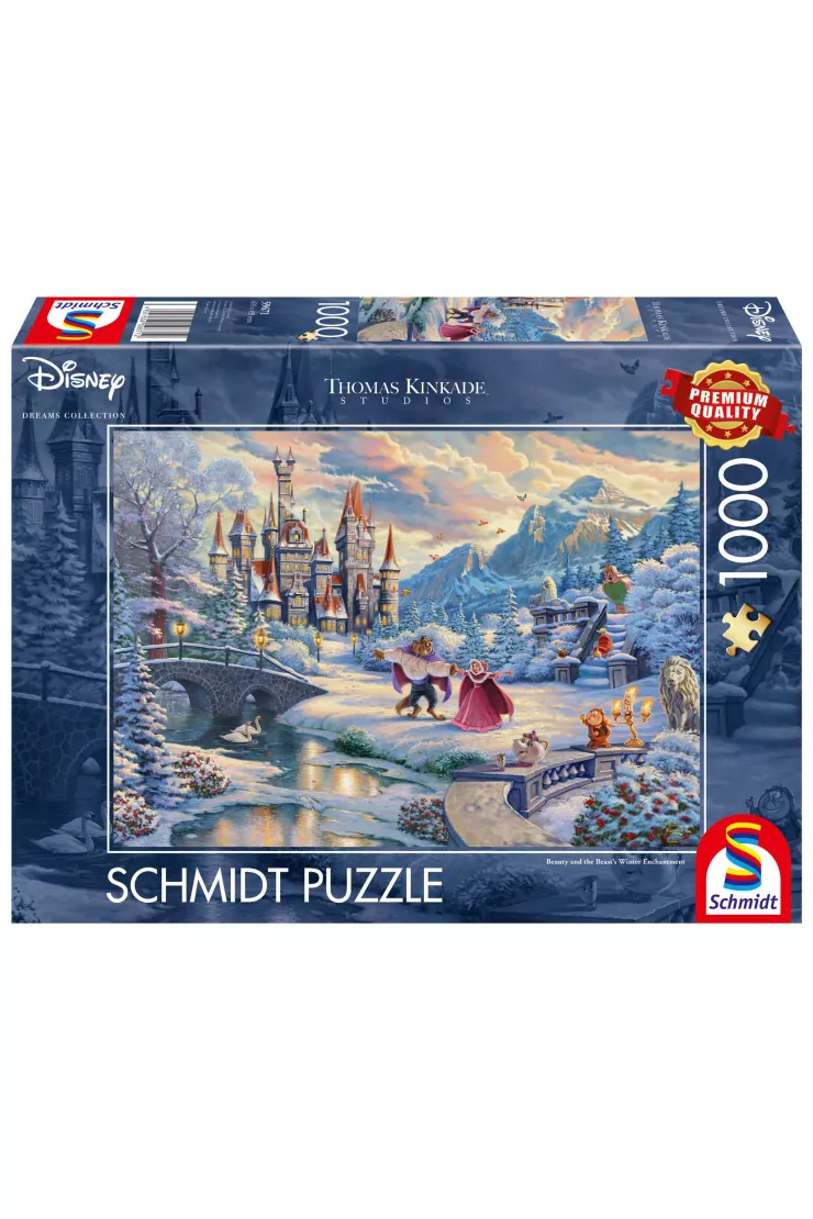 Puzzle 1000 el. Thomas Kinkade Piękna i Bestia