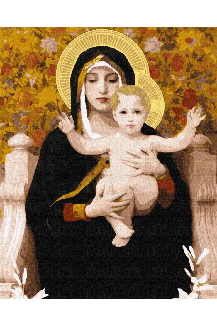 Malowanie po numerach - Madonna z liliami miniaturka