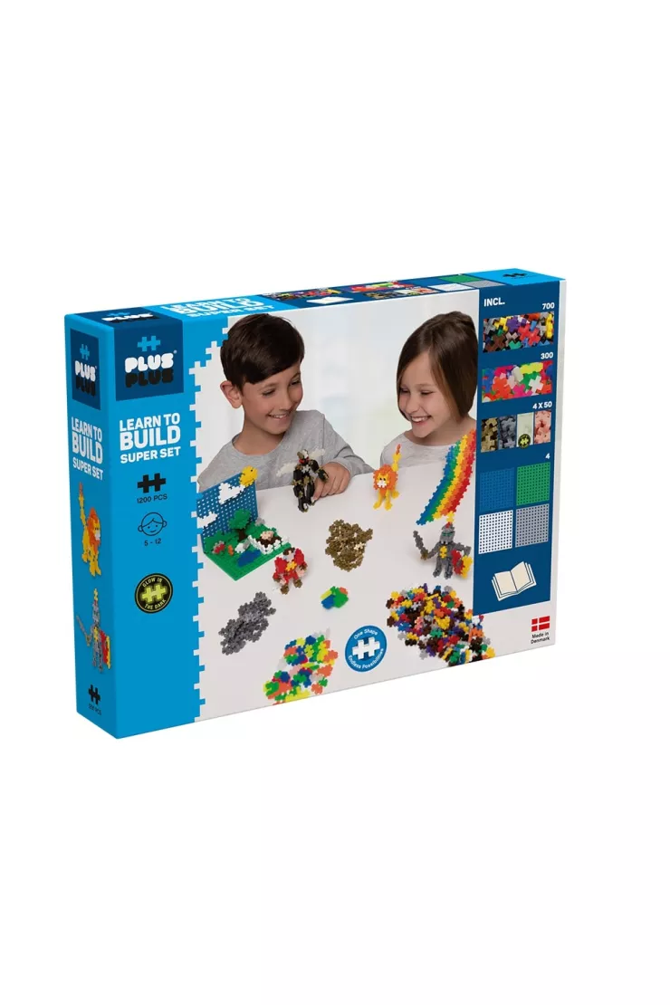  Klocki Plus-Plus Basic - Naucz się budować 1200el.