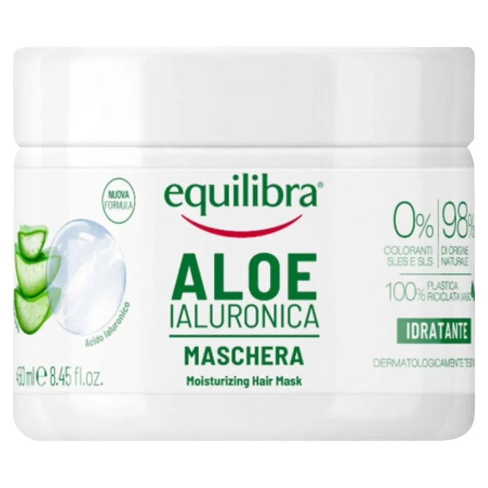 Equilibra Nawilżająca maska aloes i kwas hialuronowy 450 ml