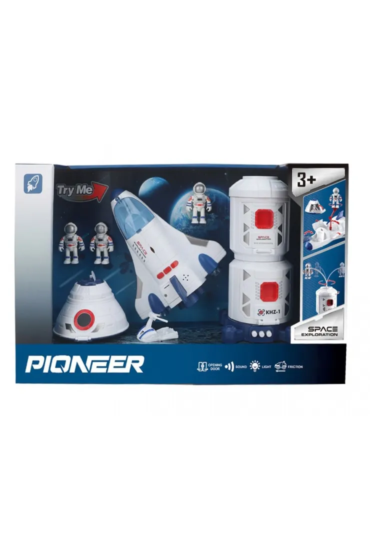 Zestaw stacja kosmiczna + 3 kosmonauta