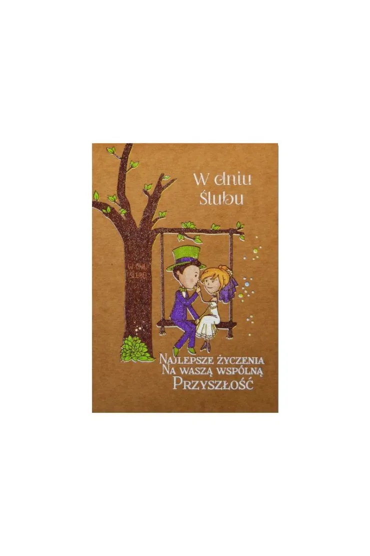 Kartka okolicznościowa eko Ślub TS46