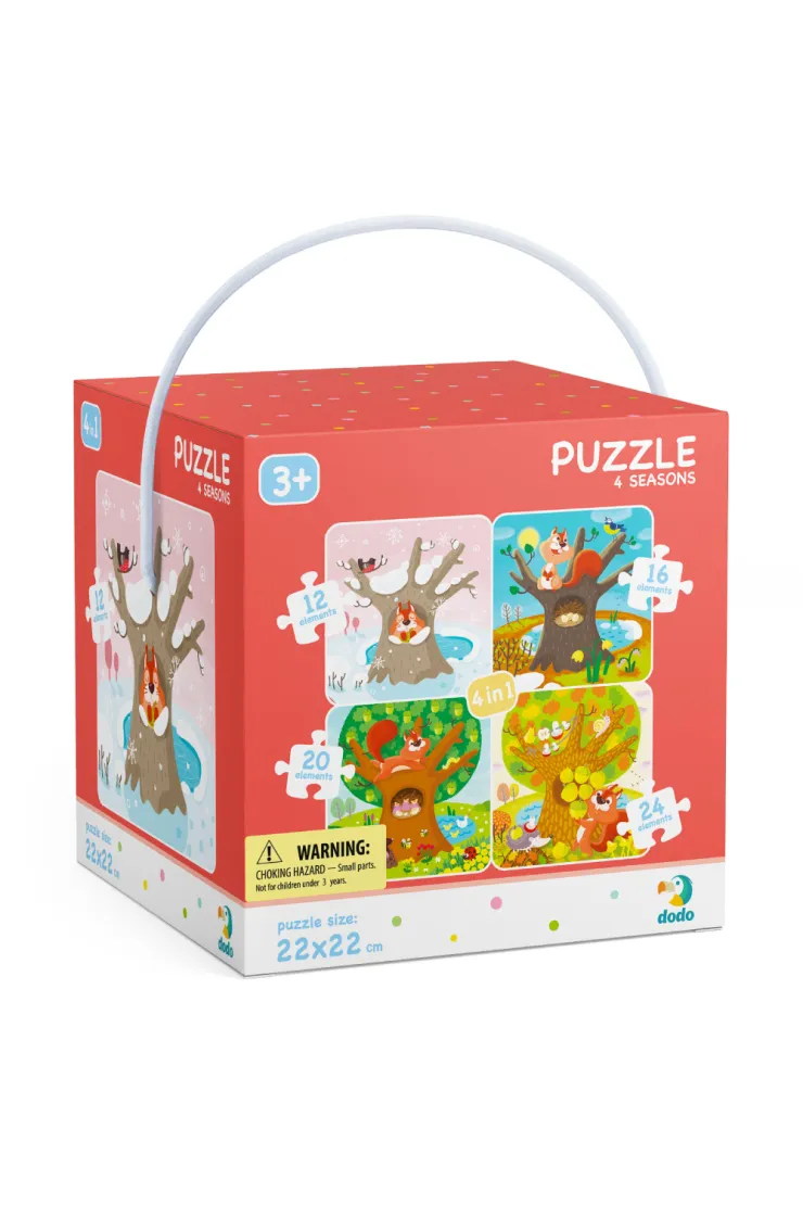 Puzzle 4w1 - Pory Roku (12+16+20+24 el.)