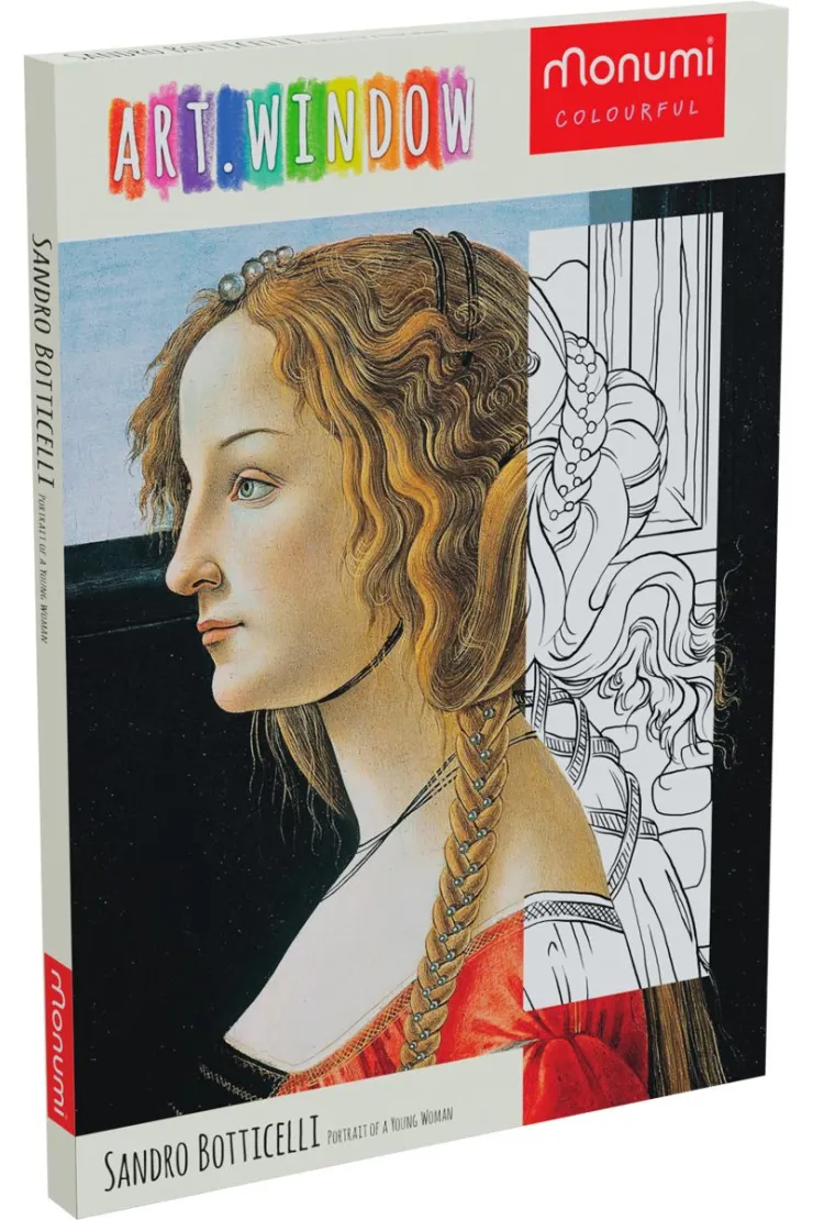 Kolororamka Arts Portret młodej kobiety