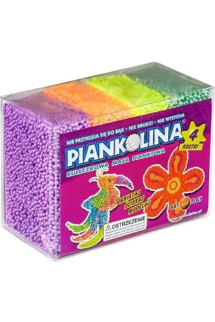 Pianka do modelowania 4 kolory Piankolina ART AND PLAY 10000404