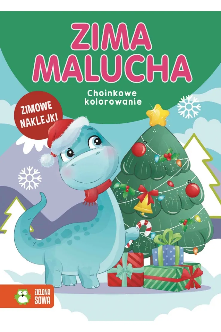 Choinkowe kolorowanie. Zima malucha