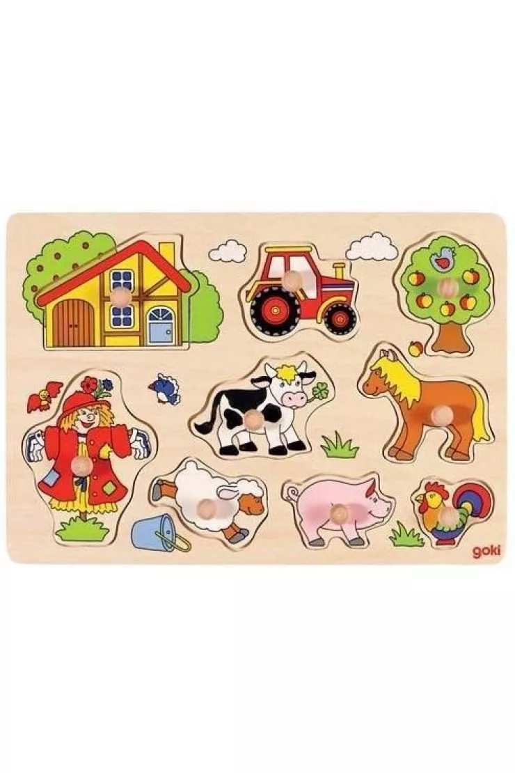 Puzzle z uchwytami Farma