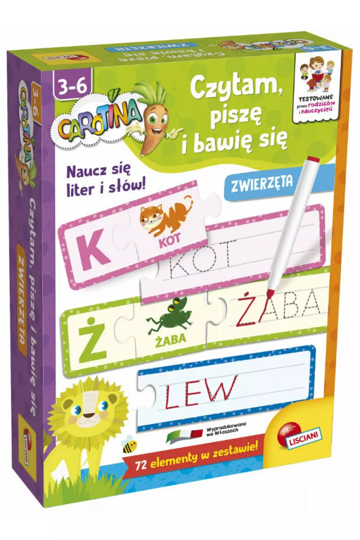 Carotina - Czytam, piszę i bawię się - Zwierzęta