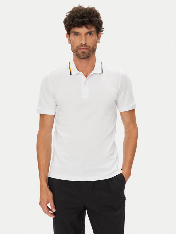 K-Way Polo Jud K1125DW Biały Regular Fit