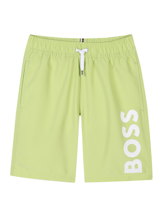 BOSS Szorty kąpielowe J51973 S Zielony Regular Fit