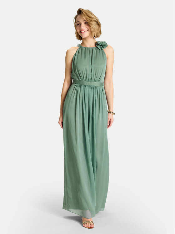 Swing Sukienka wieczorowa 5AH17300 Zielony Regular Fit