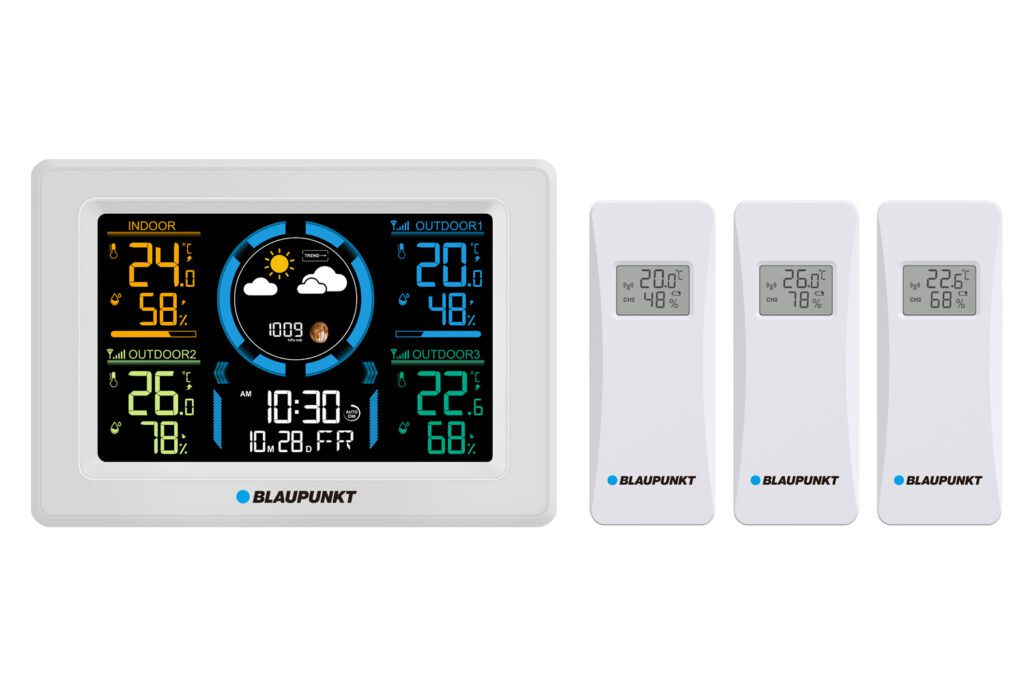 Stacja pogodowa Blaupunkt WS40WH biała