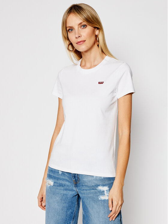 Levi's® T-Shirt Perfect Tee 39185-0006 Biały Regular Fit