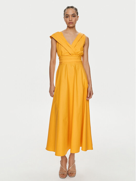 Marella Sukienka letnia Galizia 2413221212 Pomarańczowy Regular Fit