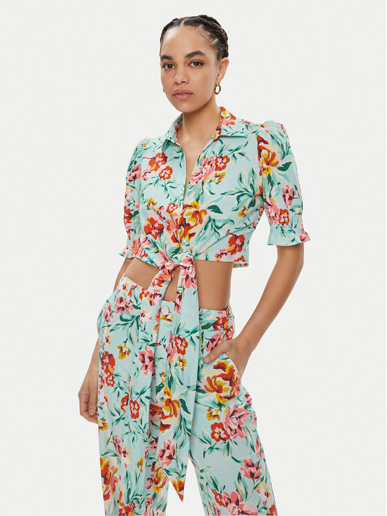 Guess Koszula W4GH42 WG4G0 Kolorowy Regular Fit