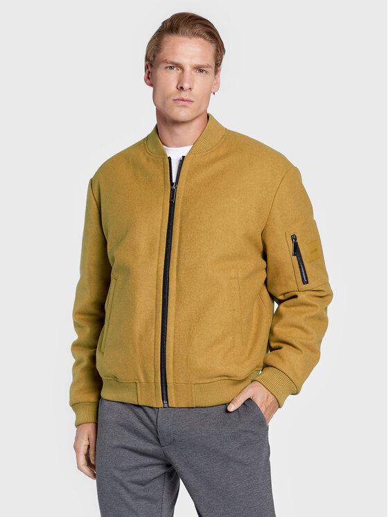 Calvin Klein Kurtka puchowa Blend Hero K10K110319 Beżowy Loose Fit