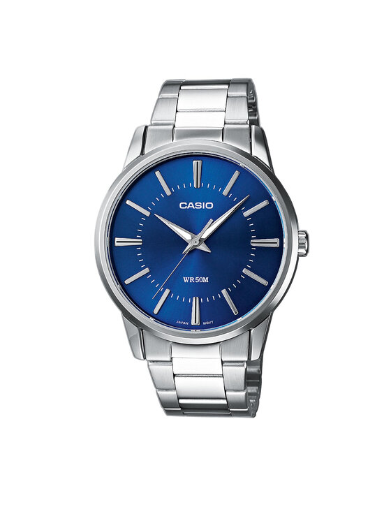 Casio Zegarek MTP-1303PD-2AVEG Srebrny miniaturka