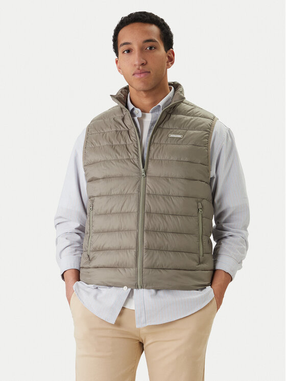 Jack & Jones Kamizelka Louis 12288921 Zielony Regular Fit