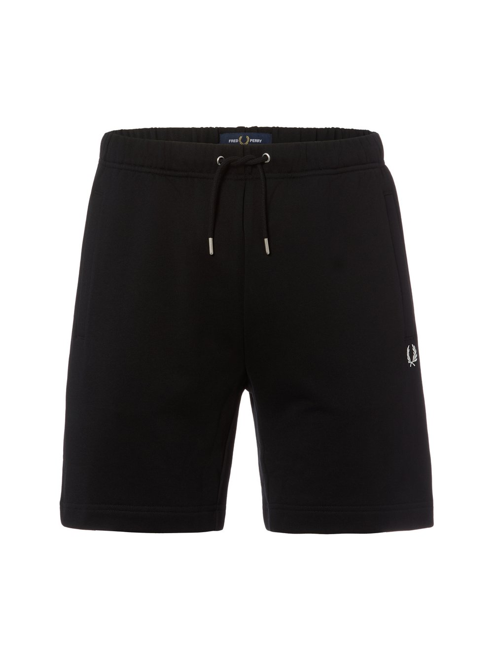 Fred Perry Męskie szorty dresowe Mężczyźni Bawełna czarny, S
