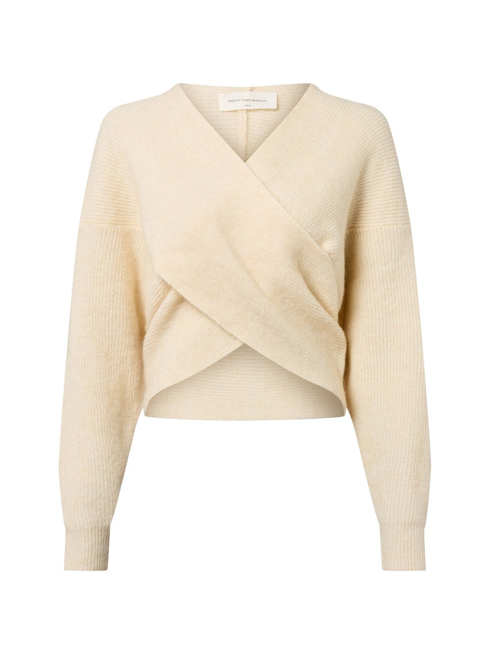 Msch Copenhagen Sweter damski z zawartością alpaki - MSCHZinelle Kobiety beżowy, L/XL
