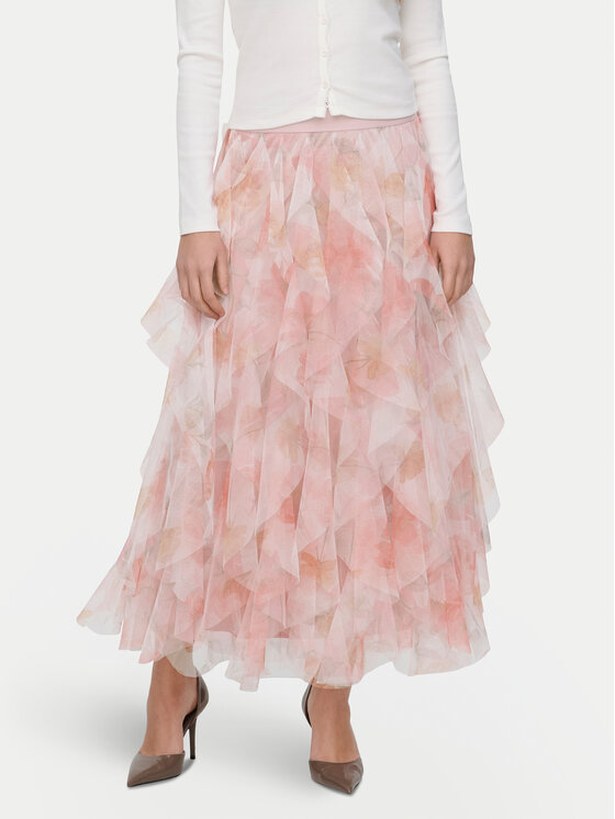 ONLY Spódnica tiulowa Sky 15374548 Różowy Regular Fit