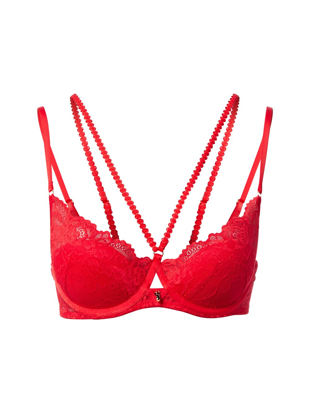 Lascana Damski biustonosz push-up Kobiety czerwony, 75C