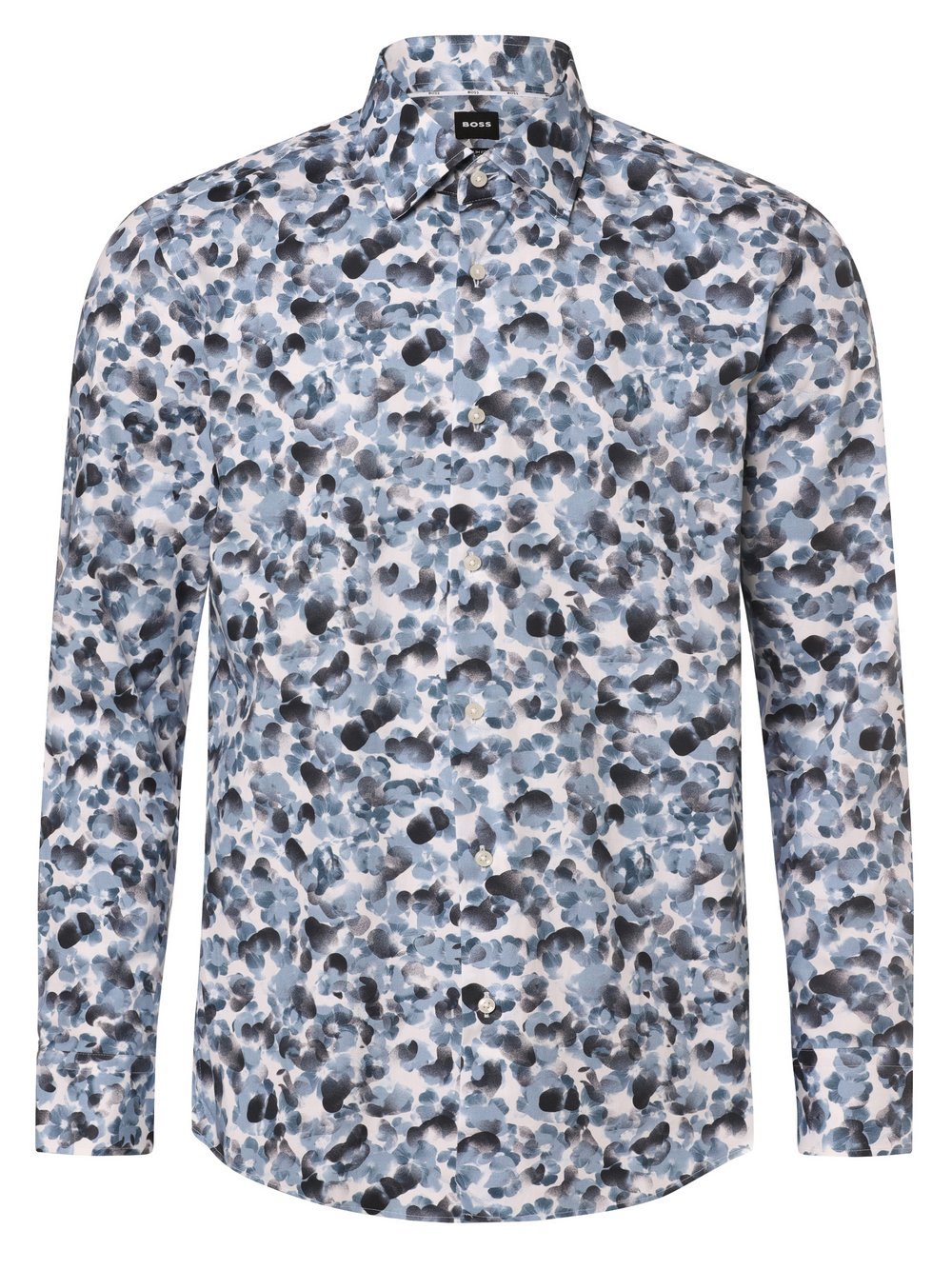 BOSS Koszula męska - H-Hank-Kent-C1-214 Mężczyźni Slim Fit Bawełna wielokolorowy, 40
