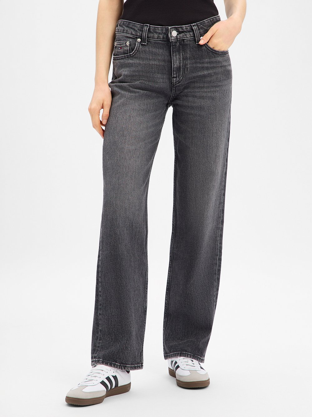 Tommy Jeans Dżinsy - Sophie Low Straight Kobiety Bawełna czarny, 27-30