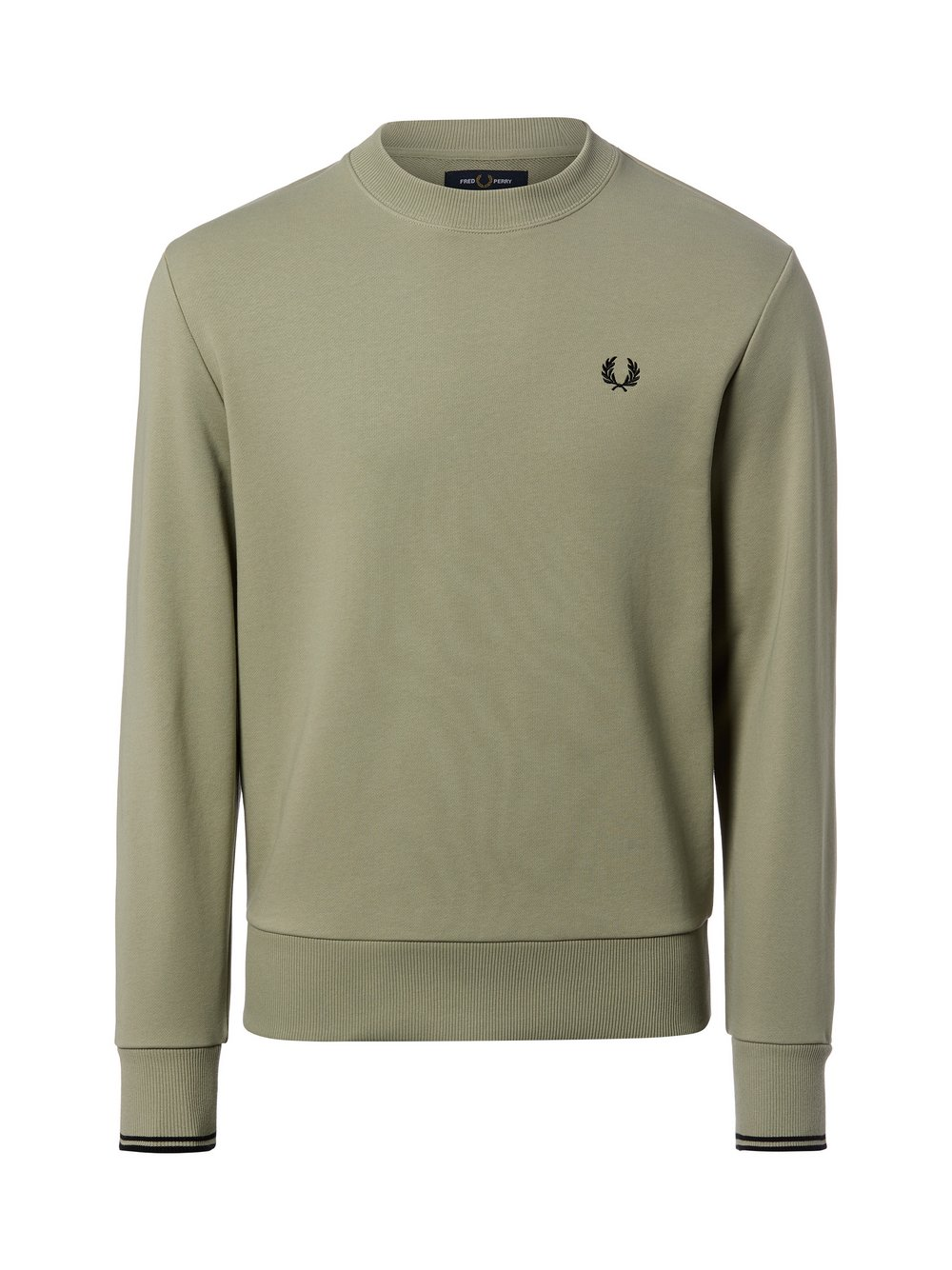 Fred Perry Męska bluza nierozpinana Mężczyźni Bawełna zielony, XL