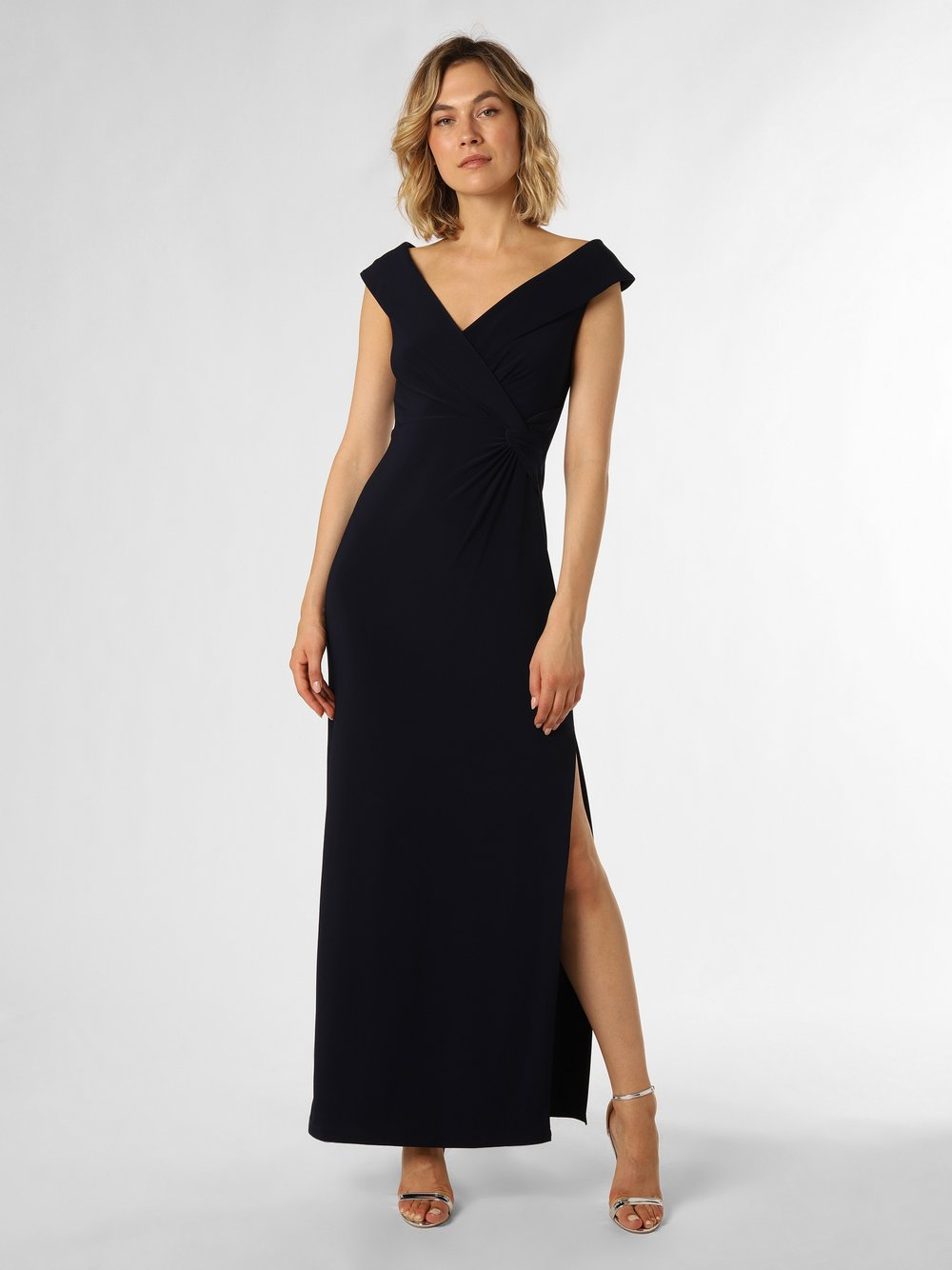 Lauren Ralph Lauren Damska sukienka wieczorowa Kobiety niebieski jednolity, 40