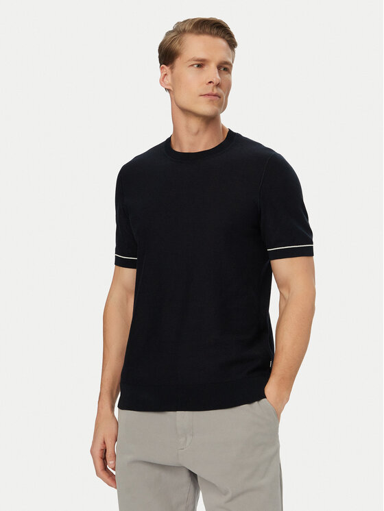 BOSS T-Shirt H-Nalon 50560482 Granatowy Regular Fit